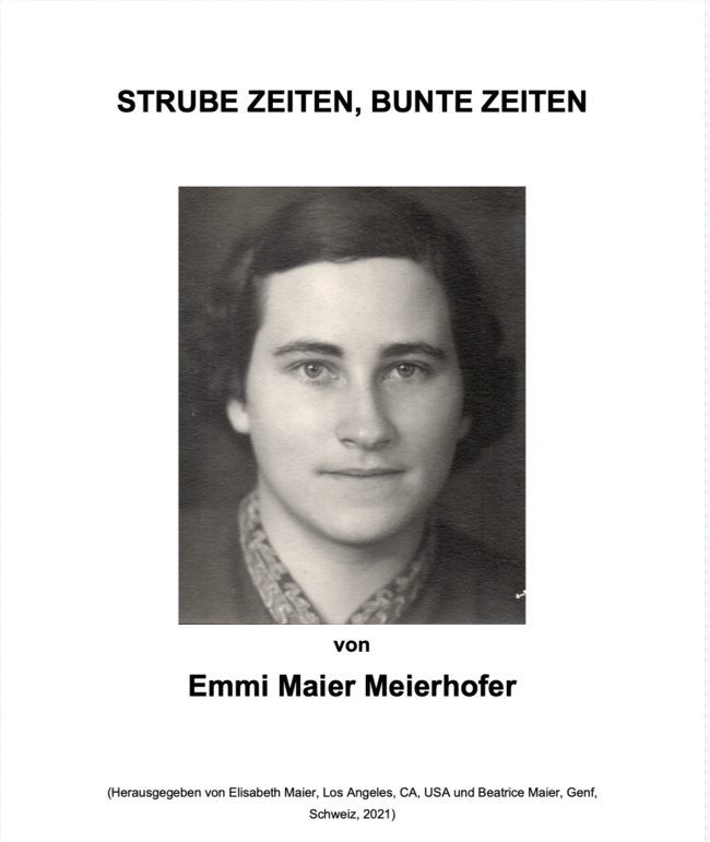 Strube Zeiten, Bunte Zeiten, Emmi Maier Meierhofer, 1989-1992, 99 Seiten